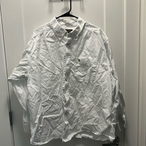 Ariat XXL White Button Down Dress Shirt